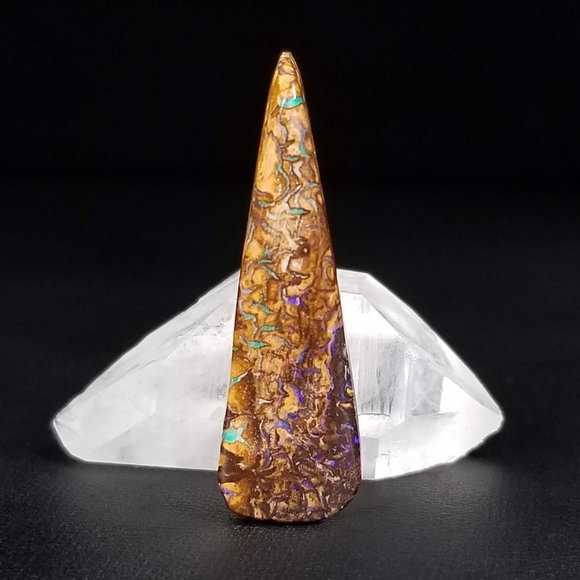 Australian Koroit Opal * boulder opal cab 35.47 x 16.04 x 10.80mm * LKO145L5 - Picture 13 of 13